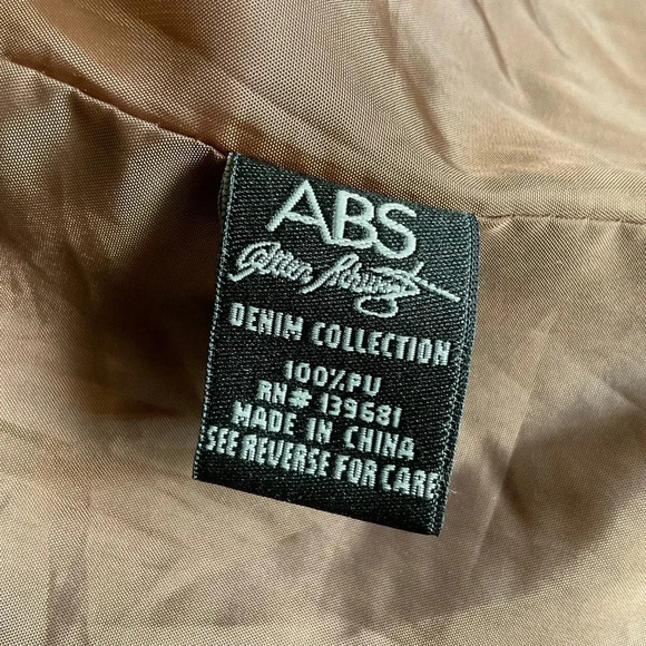 ABS by Allen Schwartz Faux Leather Jacket - Picture 5 of 5